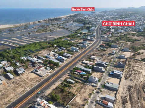 Bán đất tái định cư Bình Châu 139m2 5m x 27m cách biển chỉ 500m